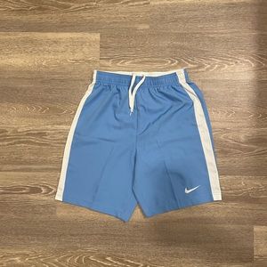 any blue nike shorts size youth large